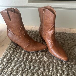 Coconuts by Matisse Tan Ankle Booties